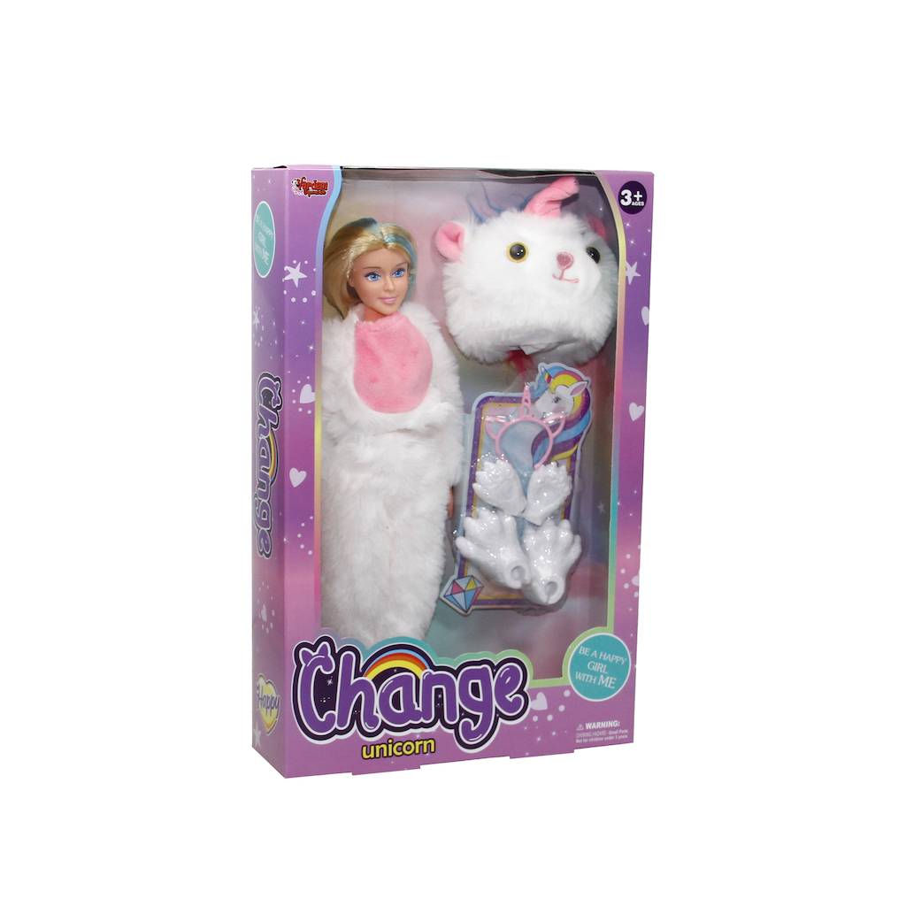 Hayvan Kostümlü Aksesuarlı Bebek