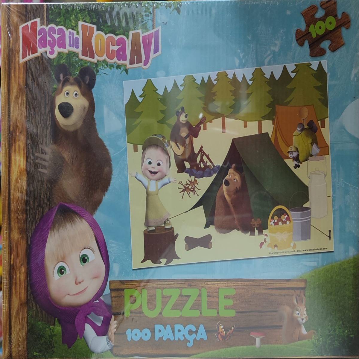 Maşa ile Koca Ayı 100 Parça Yapboz