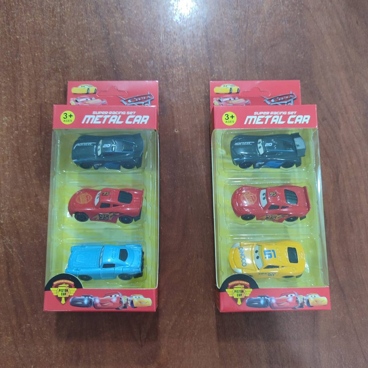 Cars McQueen 3'lü Araba Set