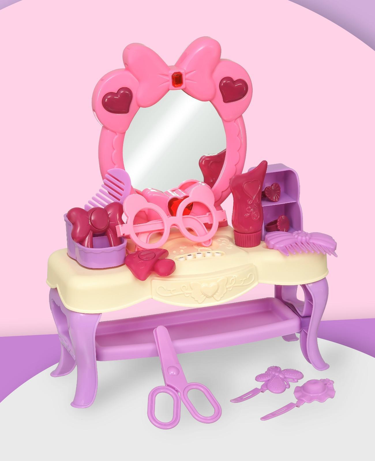 Aynalı Işıklı ve Sesli Güzellik Masası