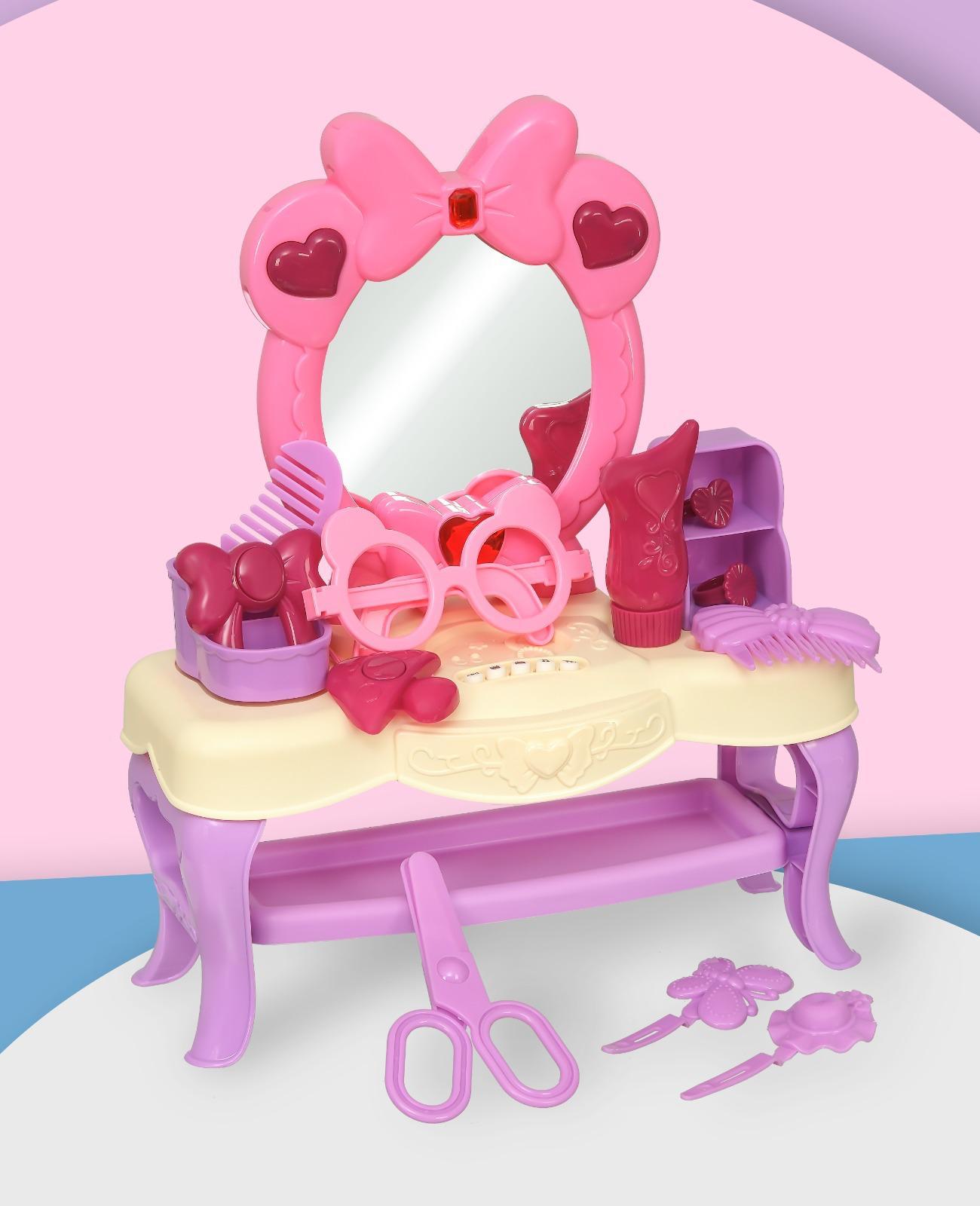 Aynalı Işıklı ve Sesli Güzellik Masası