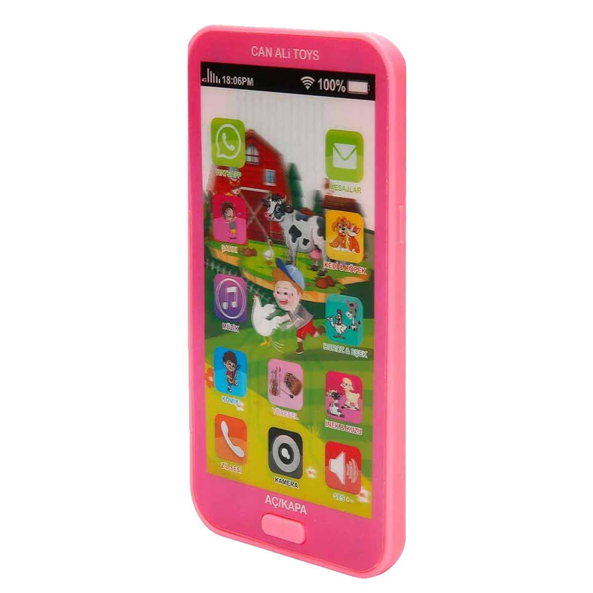 Whirly Akıllı Telefon | Hareketli Görüntülü Eğitici Oyuncak | Hayvan Sesli Ve Müzikli Bebek Telefonu