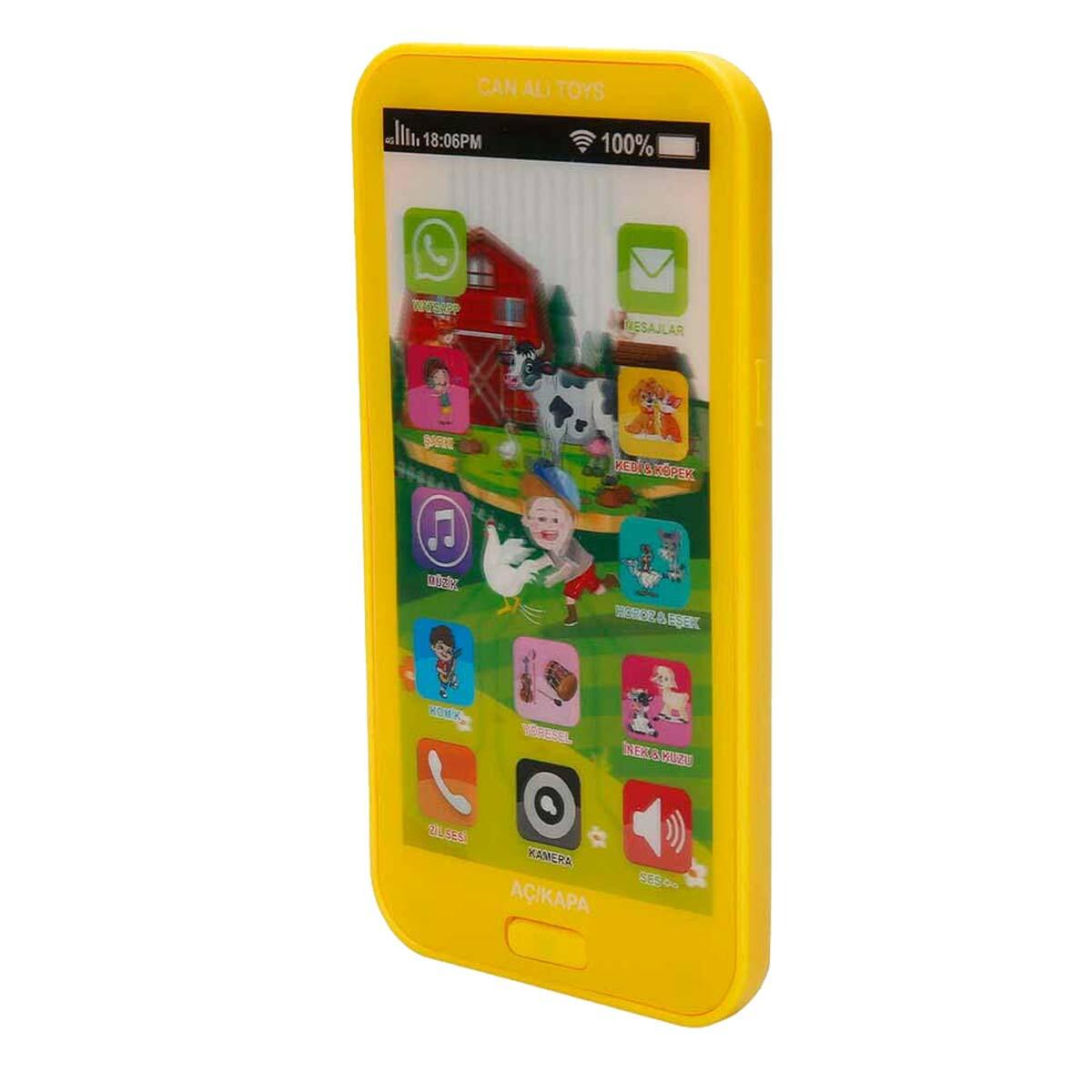 Whirly Akıllı Telefon | Hareketli Görüntülü Eğitici Oyuncak | Hayvan Sesli Ve Müzikli Bebek Telefonu