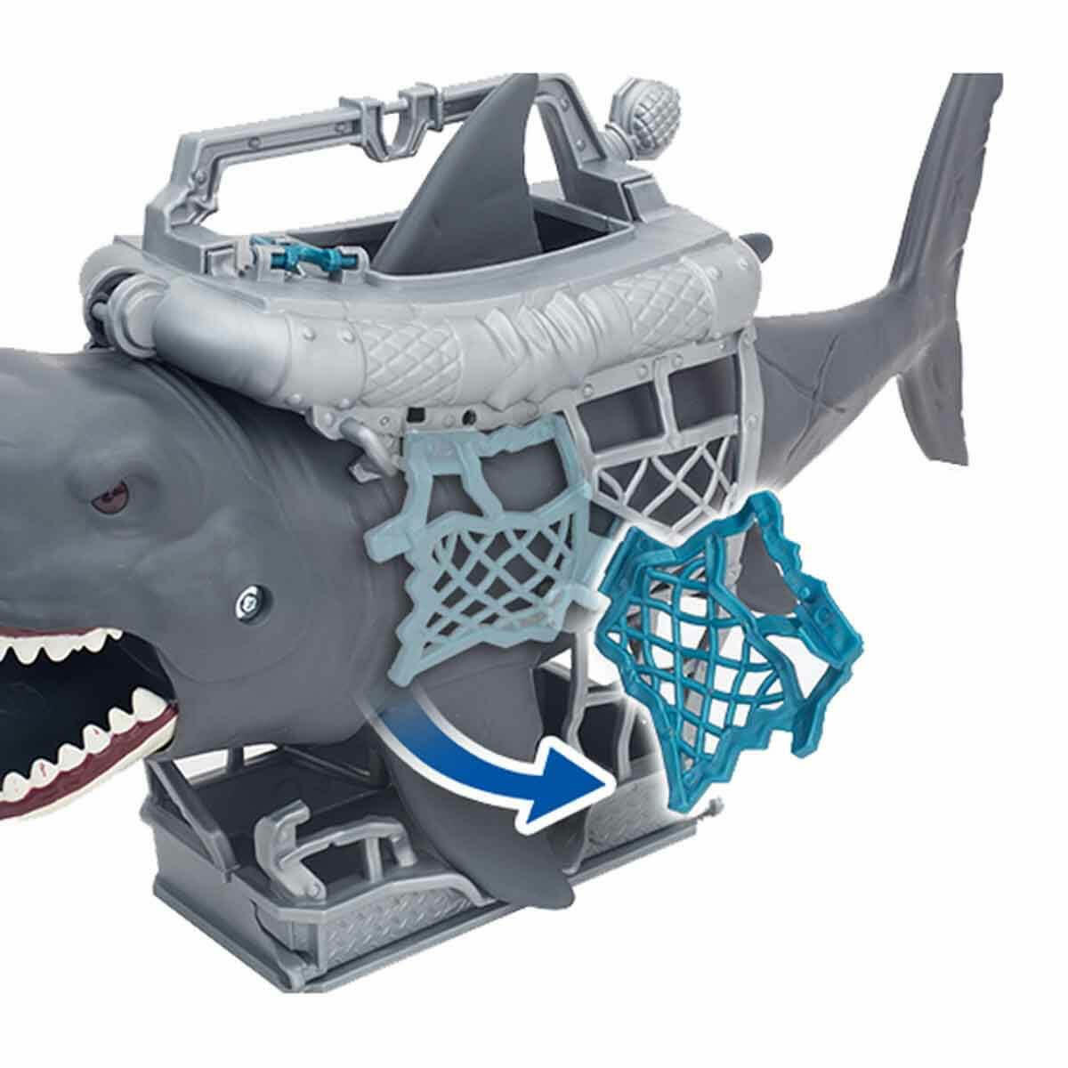 Işıklı Wild Quest Cage Rage Chomping Shark Oyun Seti – Eğlenceli ve Etkileşimli Köpek Balığı Macerası
