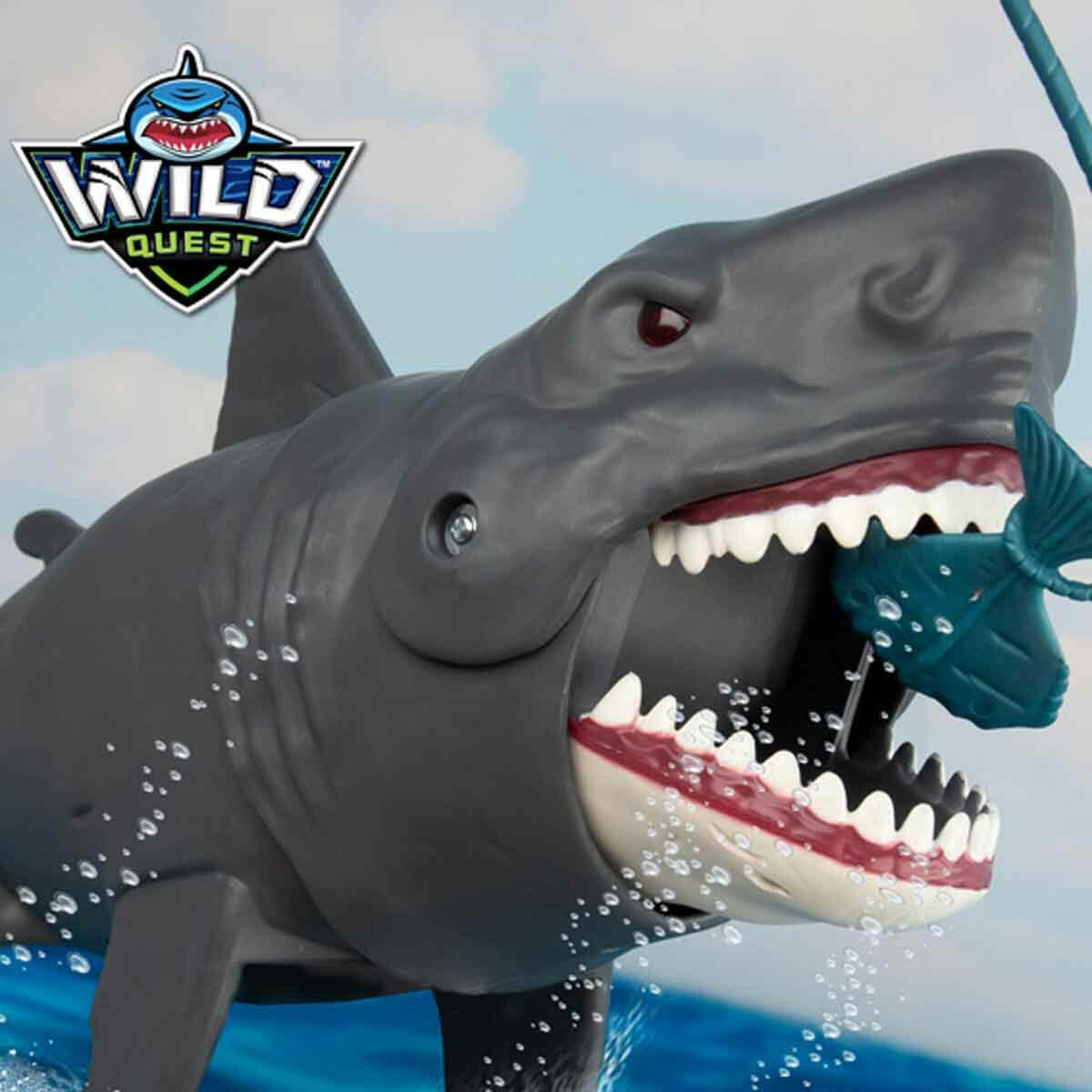 Işıklı Wild Quest Cage Rage Chomping Shark Oyun Seti – Eğlenceli ve Etkileşimli Köpek Balığı Macerası