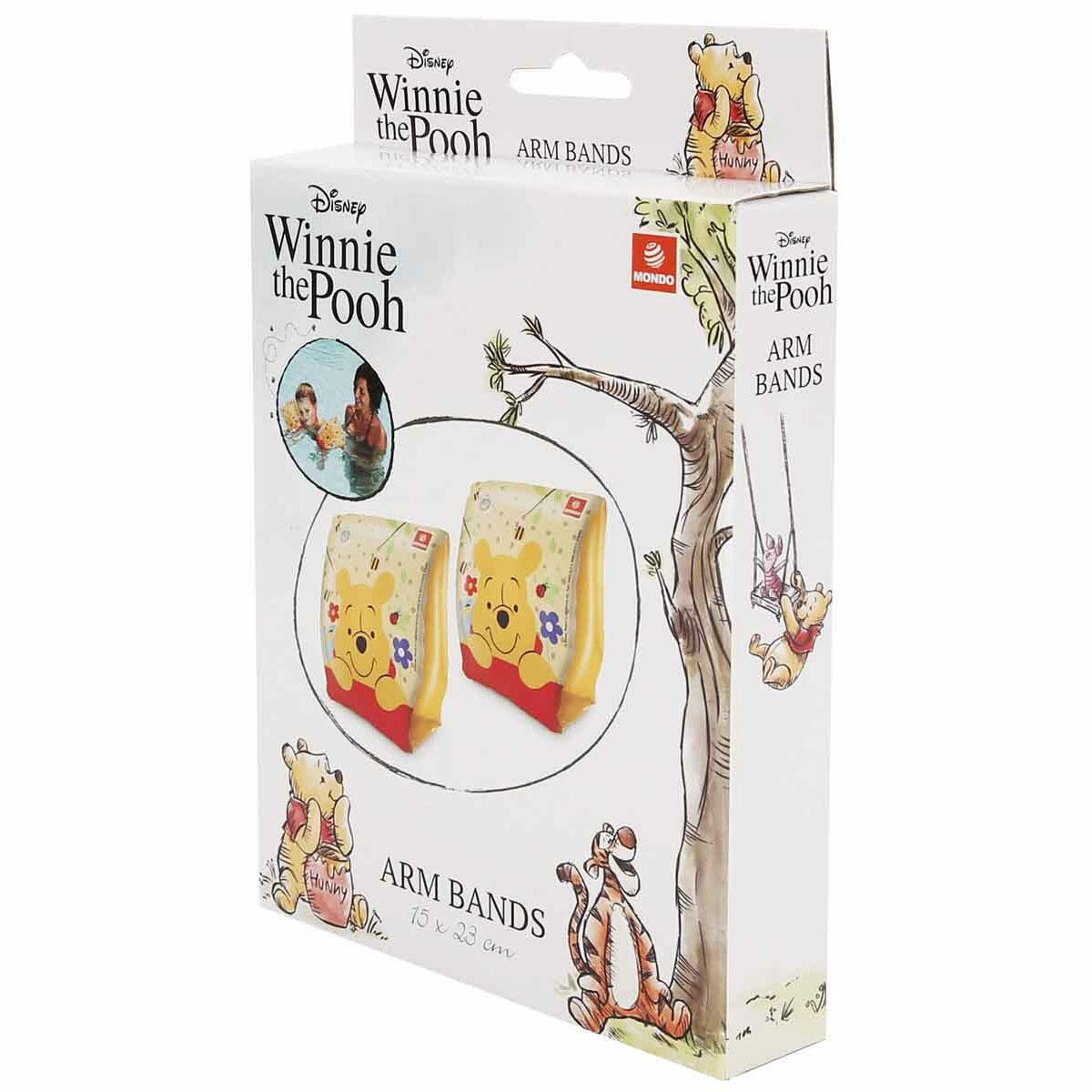 Winnie The Pooh Şişme Kolluk | 2-6 Yaş Güvenli Yüzme Yardımcısı | Havuz ve Deniz İçin Lisanslı Çocuk Kolluğu