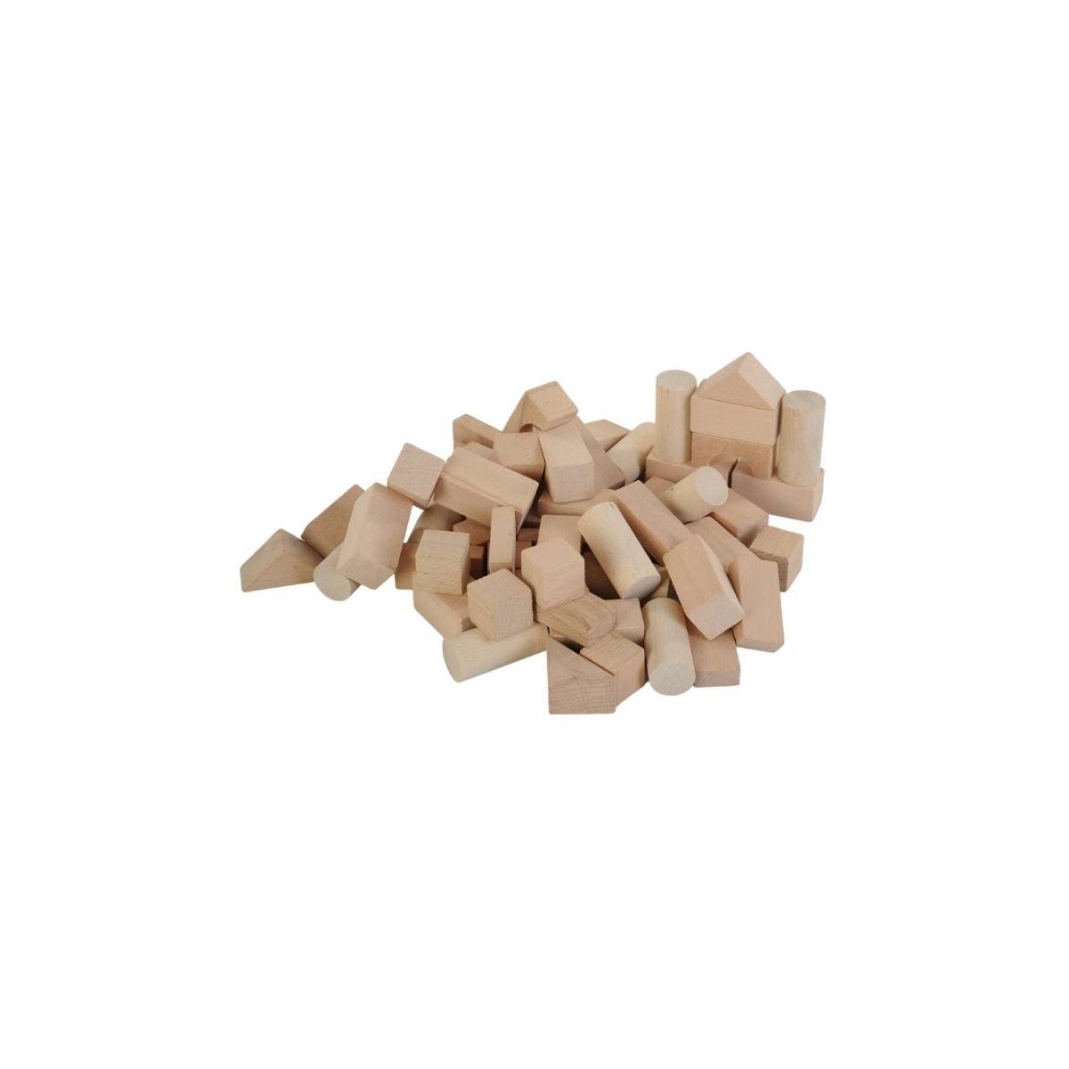 Woody Küçük Kovalı Ahşap Bloklar 60 Parça