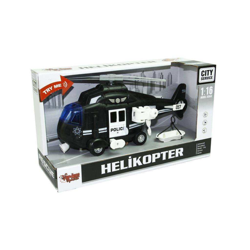 1:16 Sürtmeli Sesli Işıklı Helikopter