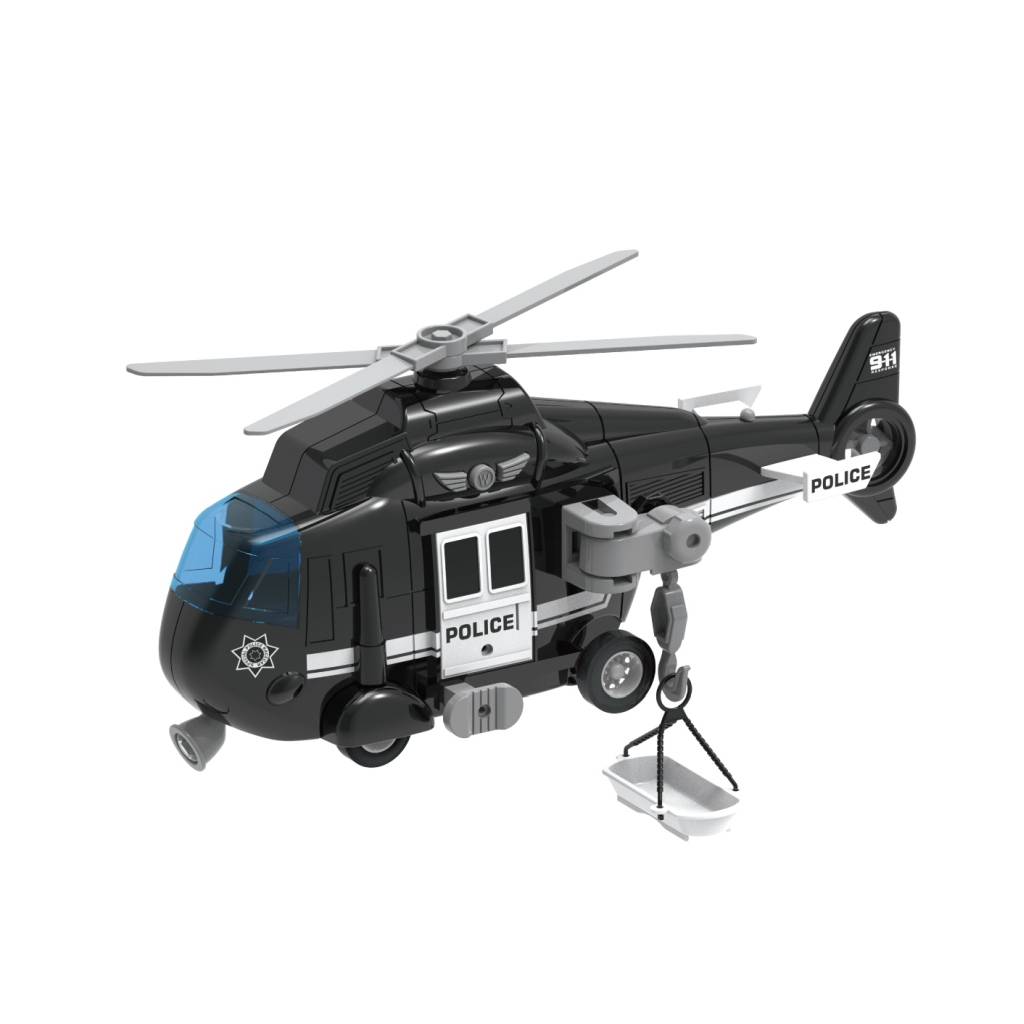 1:16 Sürtmeli Sesli Işıklı Helikopter