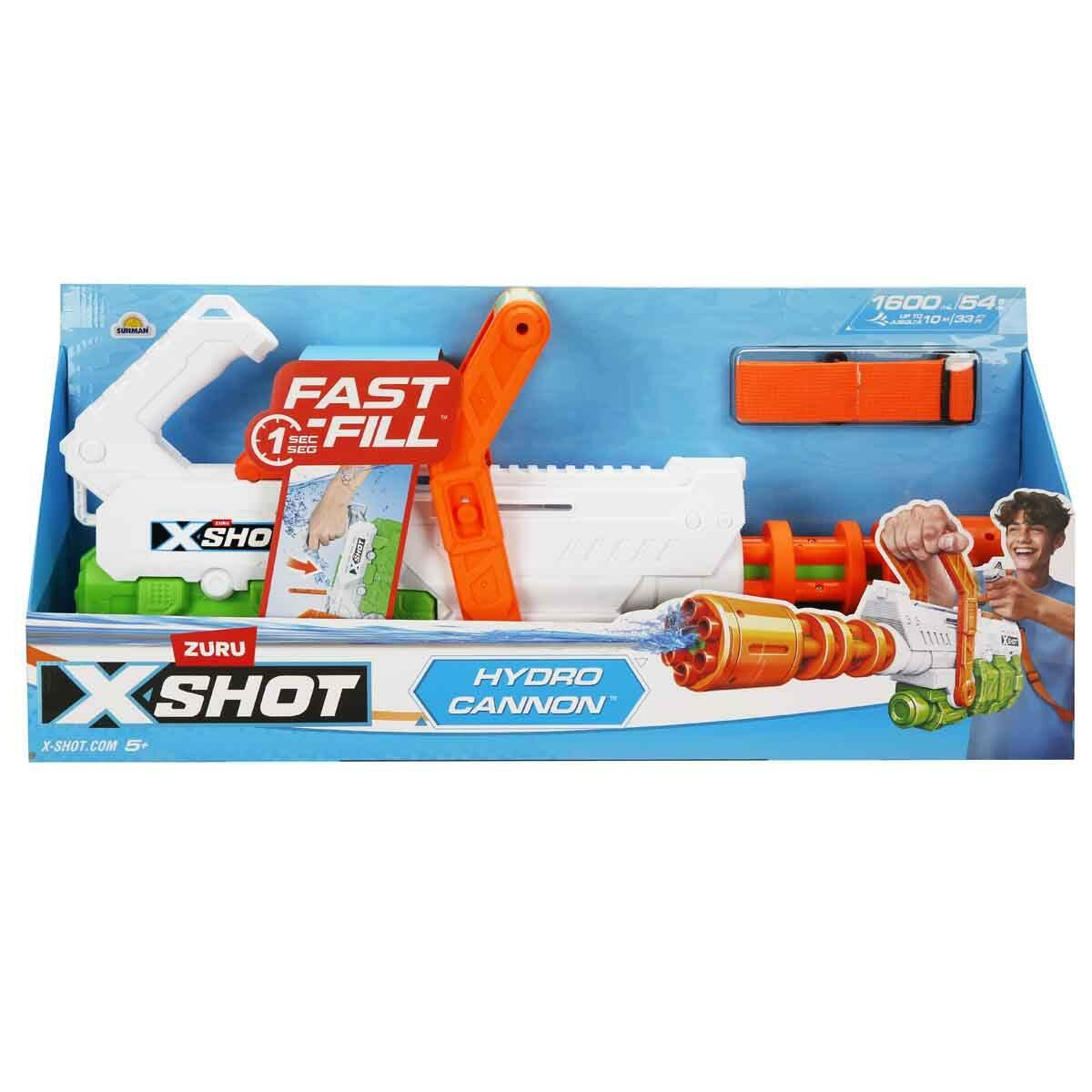 X-Shot Fast-Fill Hydro Cannon Su Tabancası 62 cm | 1 Saniyede Dolum | 10 Metre Menzilli Dev Su Silahı