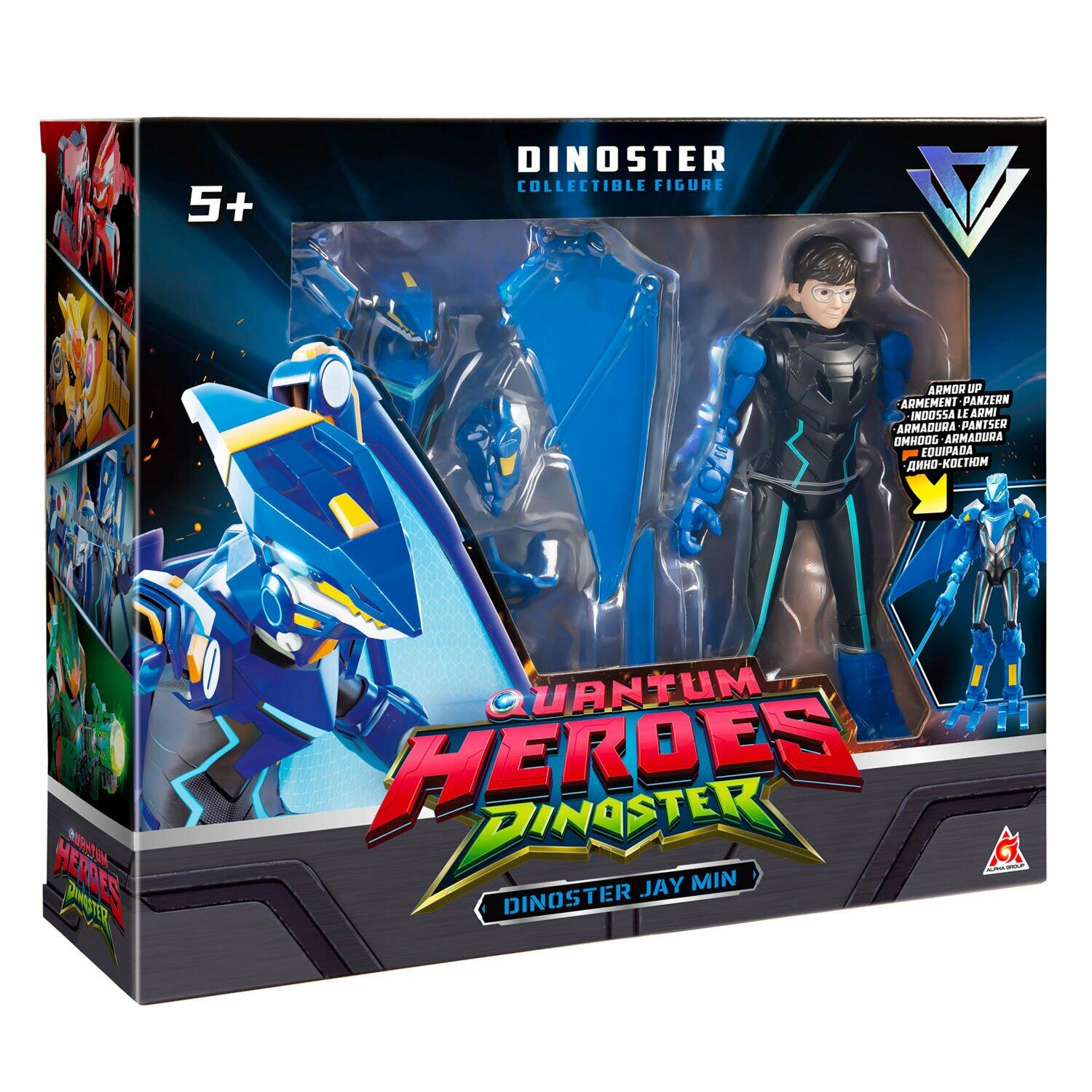 Dinoster Heroes Jay Min Zırhlı Aksiyon Karakter Figürü