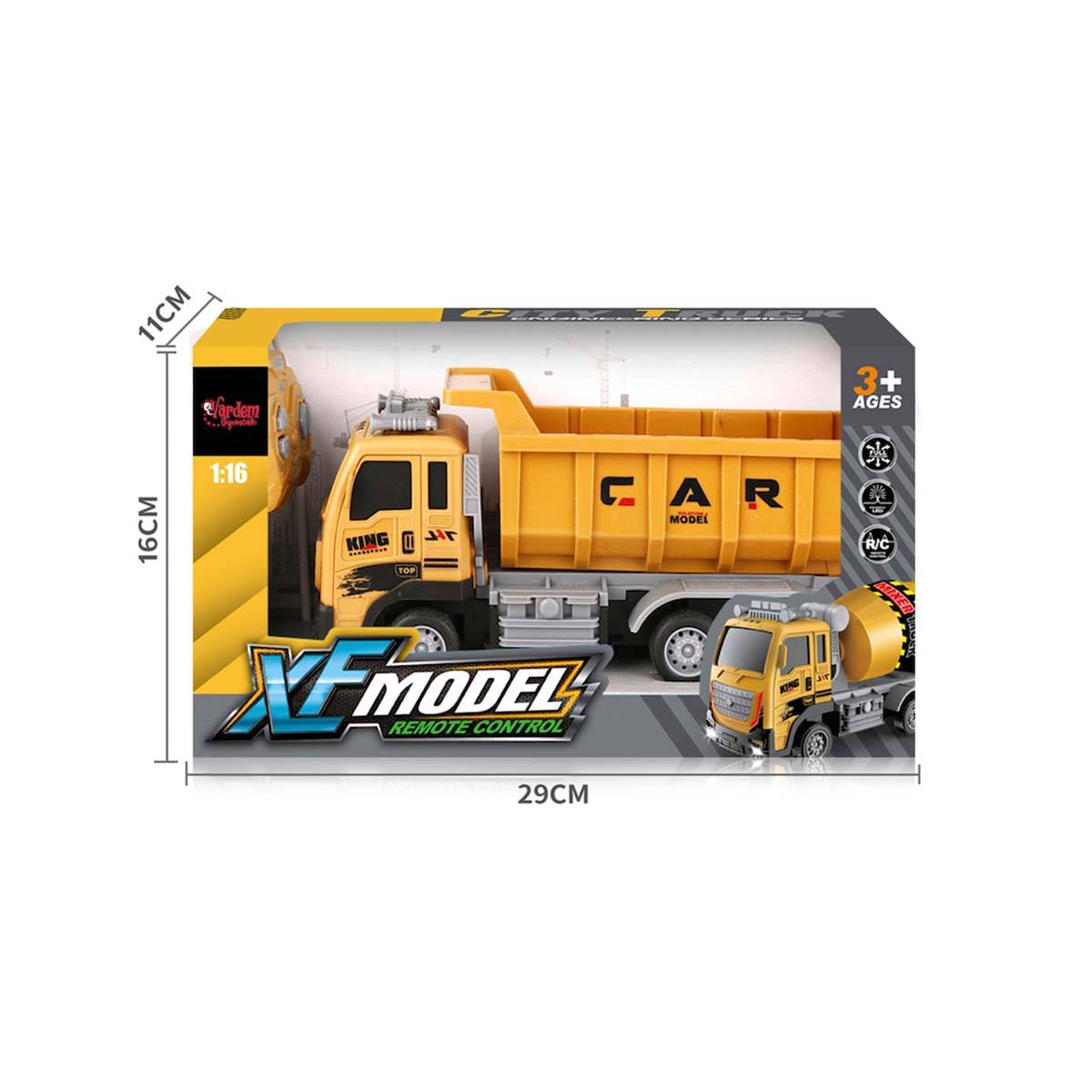 Uzaktan Kumandalı Şarjlı 1:16 XF Model İnşaat Kamyonu - 4 Model