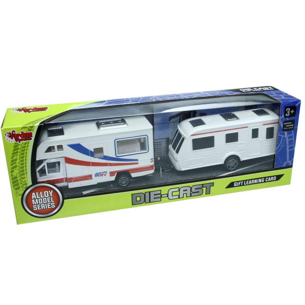 Çek Bırak Die-Cast İkili Karavan