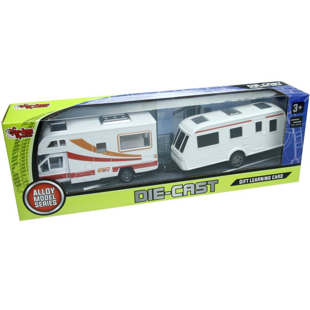 Çek Bırak Die-Cast İkili Karavan