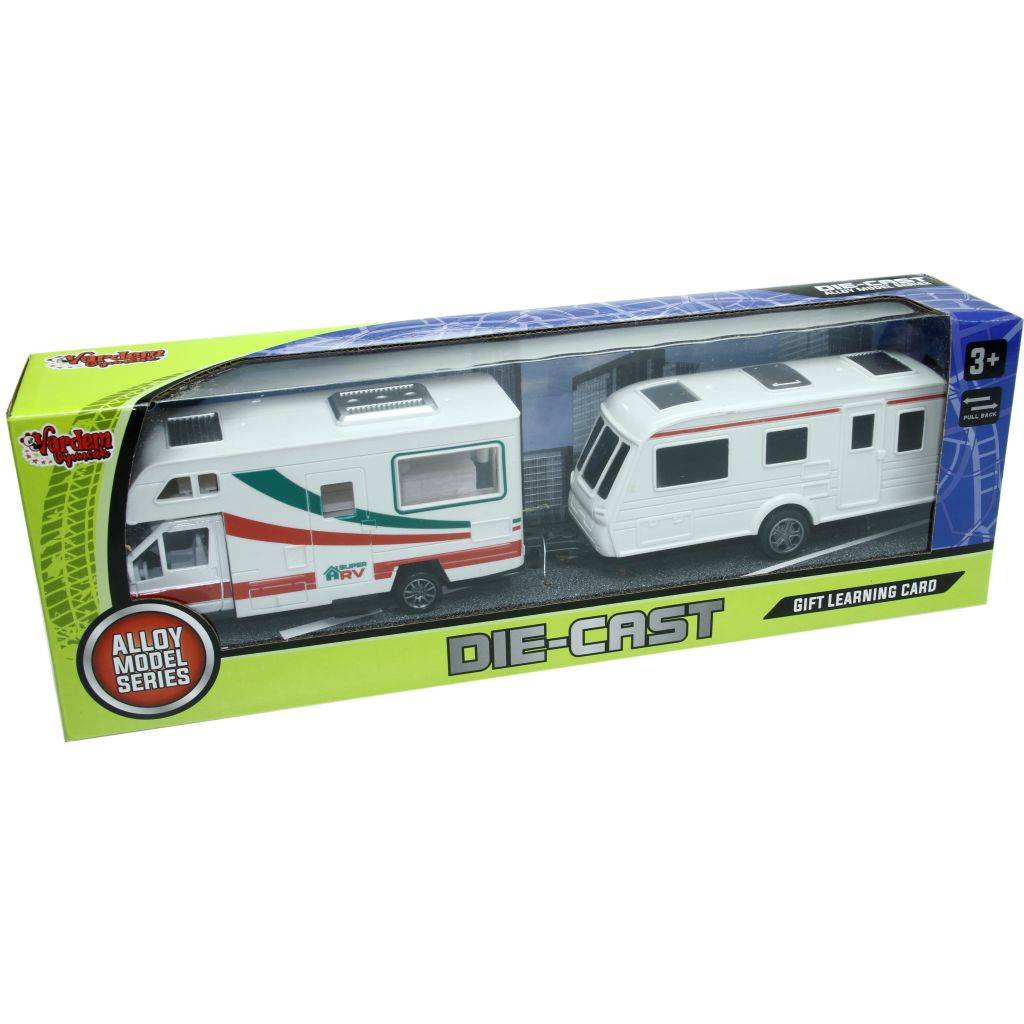 Çek Bırak Die-Cast İkili Karavan
