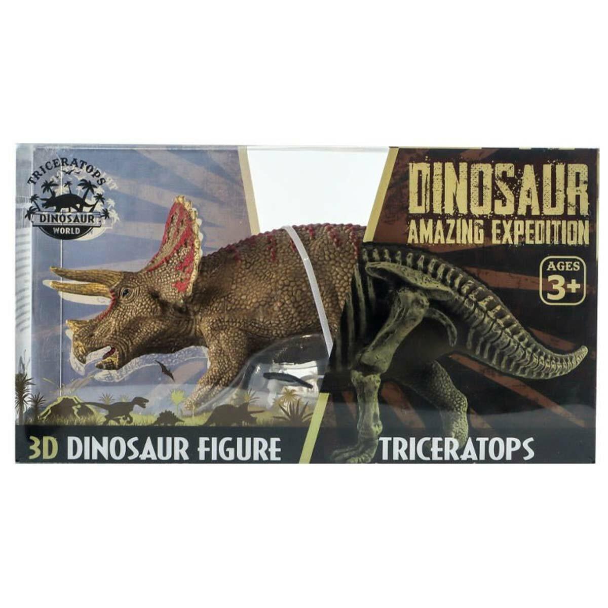 Yarı İskelet Triceratops Dinozor Seti | Eğitici Arkeoloji Ve Paleontoloji Oyuncağı | İskeletli Dinozor Figürü