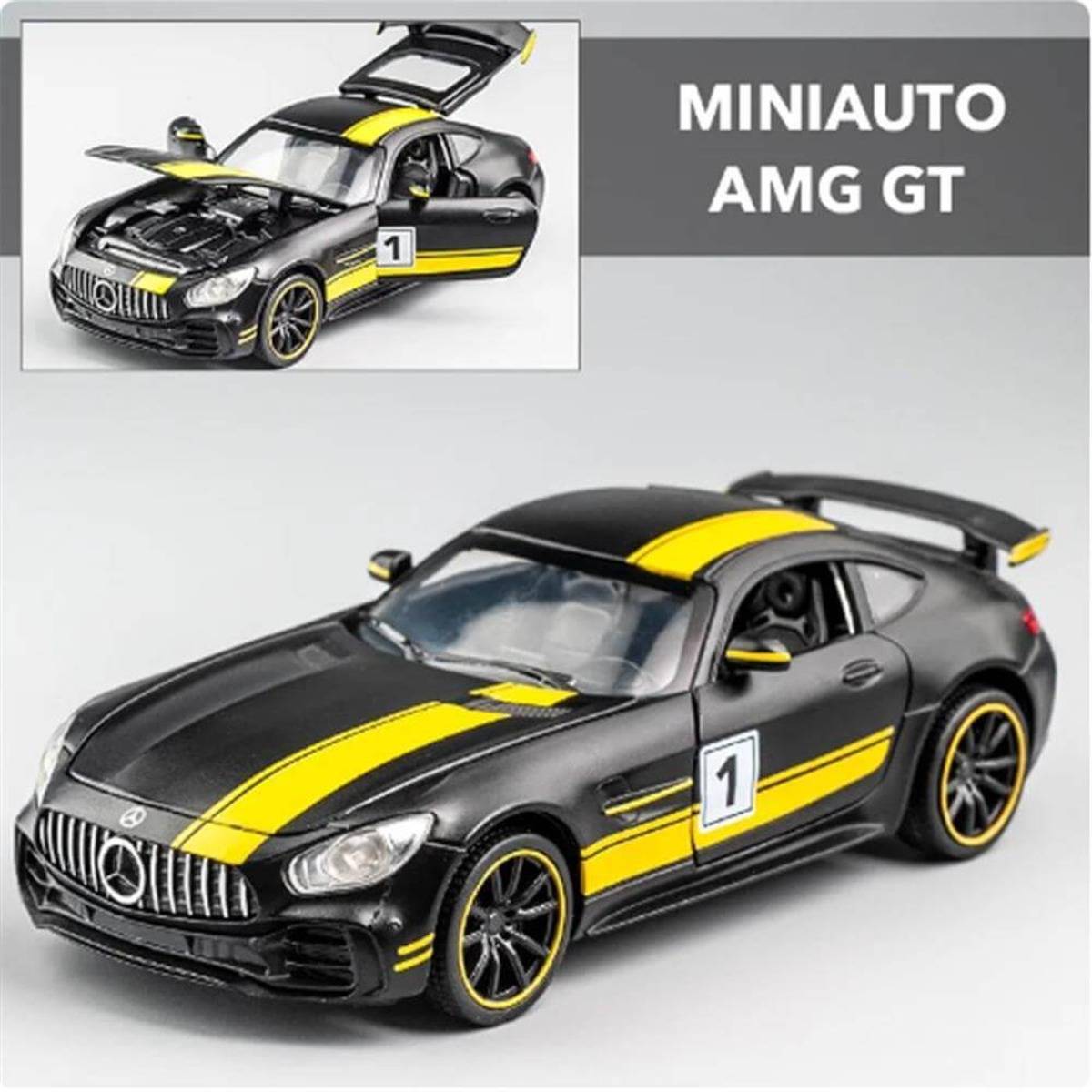 1:24 Mercedes AMG GTR Die Cast Metal Araba