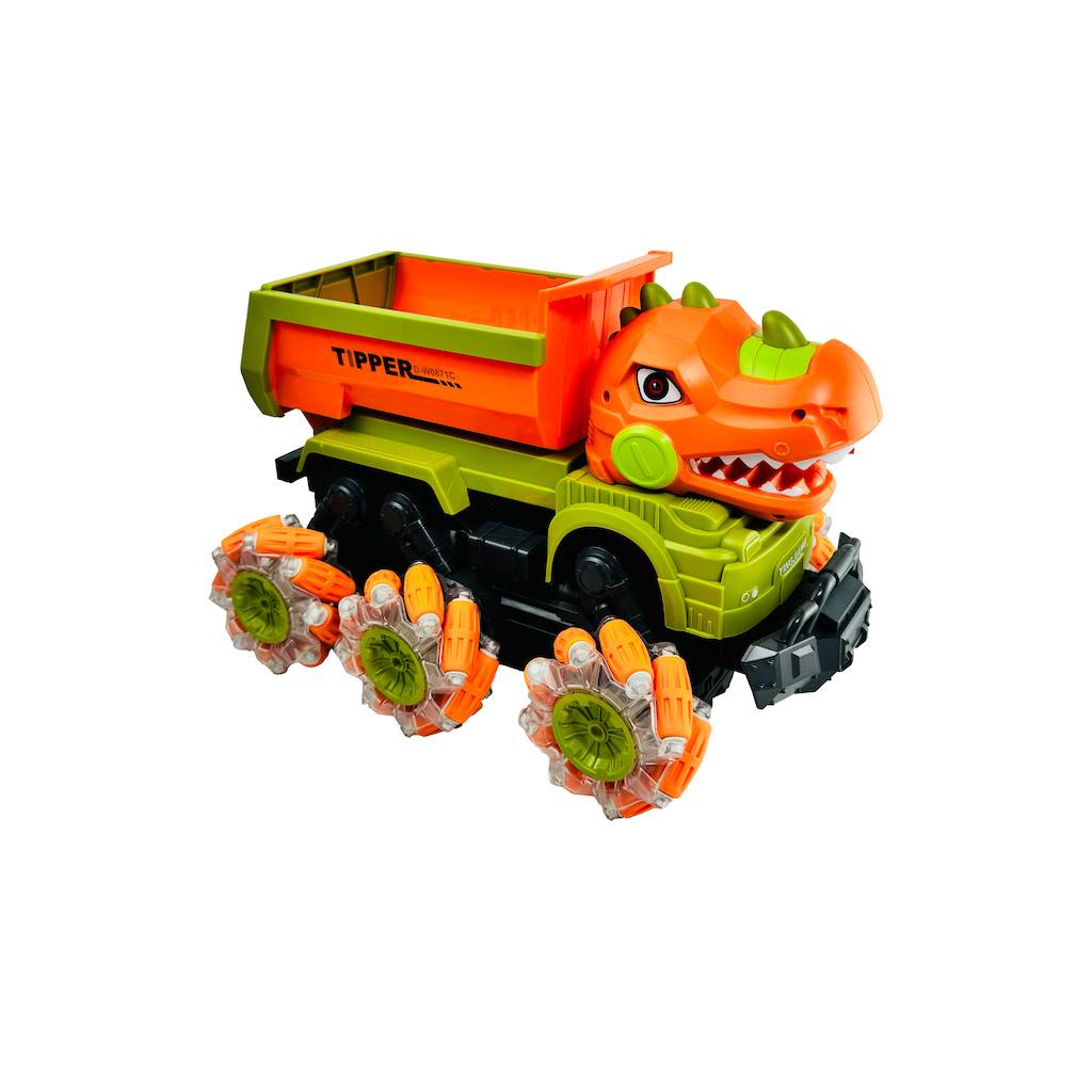 Uzaktan Kumandalı Full Fonksiyon 2.4G Dinozor 1:14 Damperli Kamyon