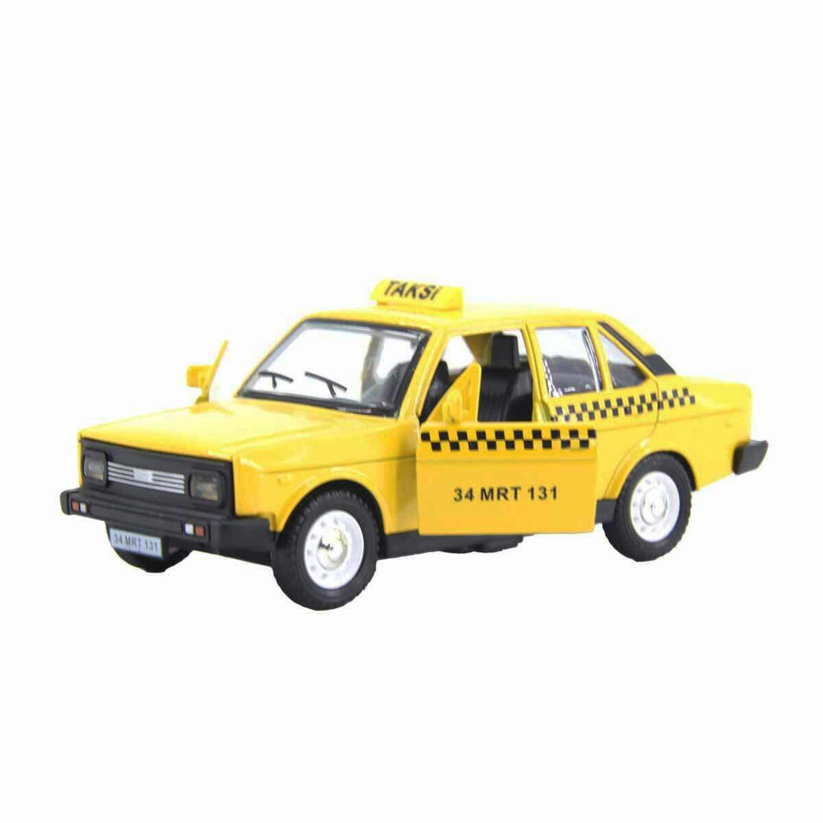 Yolların Fatihi Çek Bırak Korna Sesli Hacı Murat 131 Taksi – Die-Cast Metal Model Araba