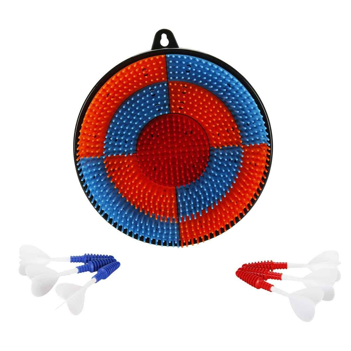Yumuşak Uçlu Dart Oyun Seti | 30 cm Güvenli Hedef Tahtası | 6 Ok Dahil Ev Tipi Dart Seti