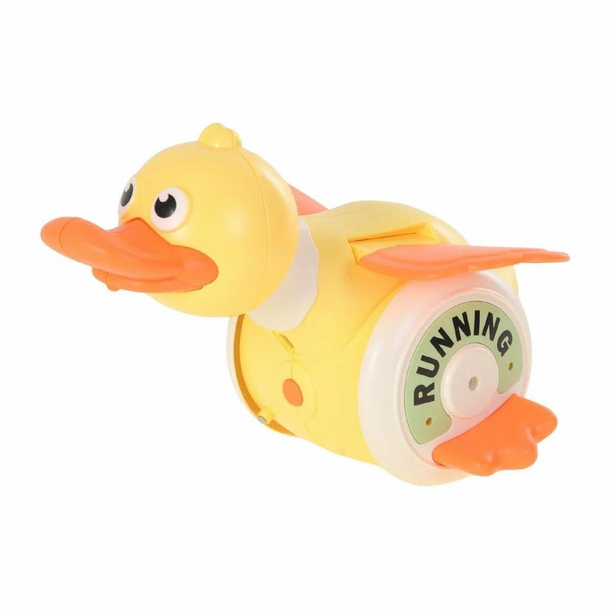 Sesli ve Işıklı Yürüyen Ördek Oyuncak | USB Type-C Şarjlı Foraging Duck | 360° Dönen ve Kanat Çırpan Eğitici İnteraktif Oyuncak