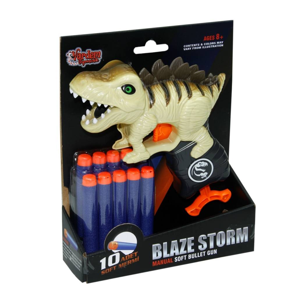 Yumuşak Mermili Dinozor Tabanca