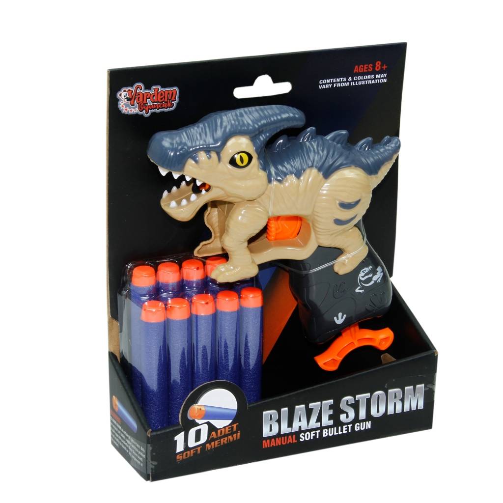 Yumuşak Mermili Dinozor Tabanca