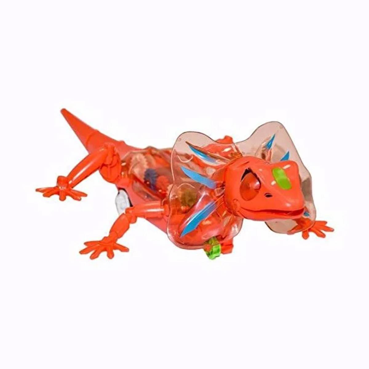 Pilli Işıklı Çılgın Kertenkele Robot