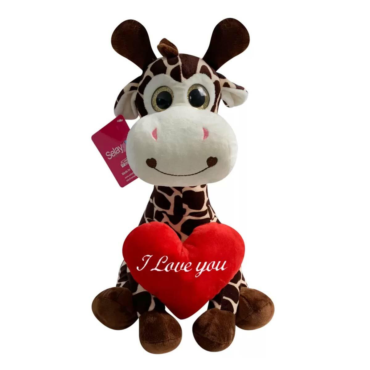 Zürafa Pelüş Oyuncak 40 CM Kahve | Welsoft Benekli Safari Dostu | Feyza Oyuncak